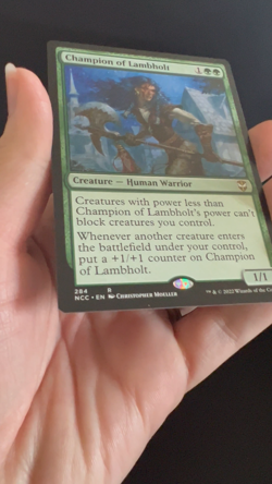MTG Champion of Lambholt - Creature Human Warrior Set: NCC #284 - Image 2
