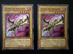 Konami Curse of Dragon LOB-066 Blue Eyes Super Rare Dragon ATK/2000 items 2 - Image 1