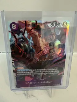 Charlotte Katakuri OP11-067 One Piece CCG a Fist of Divine Speed Super Rare - Image 1