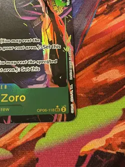Roronoa Zoro (Alternate Art) OP06-118 Wings of the Captain Foil - Image 4