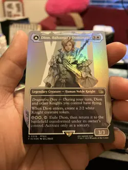 Dion, Bahamut's Dominant (Borderless) Final Fantasy Foil - Image 1