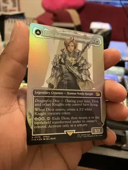 Dion, Bahamut's Dominant (Borderless) Final Fantasy Foil - Image 2
