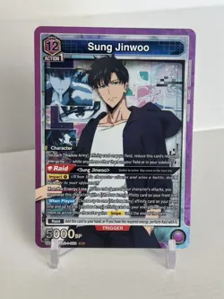 UNION ARENA SOLO LEVELING - SUNG JINWOO SR SLG-1-022 SUPER RARE - Image 1