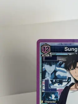 UNION ARENA SOLO LEVELING - SUNG JINWOO SR SLG-1-022 SUPER RARE - Image 2