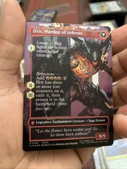 Clive, Ifrit's Dominant (0385) (Borderless) Final Fantasy Foil - Image 3