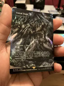 Astral Titan - Primeval Titan (Showcase) Final Fantasy: Through the Ages Foil - Image 2