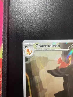 Pokemon TCG Charmeleon 169/165 SV: Scarlet & Violet 151 Illustration Rare IR NM - Image 3
