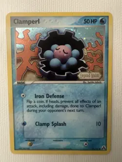 Pokemon EX Legend Maker Clamperl Stamped Reverse Holo 51/92 - Image 1