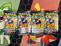 Pokemon TCG Crown Zenith Sealed Booster Packs LOT x4 - Image 1
