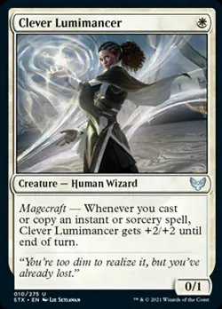 MTG Clever Lumimancer Foil x1 NM Strixhaven Magic the Gathering - Image 1