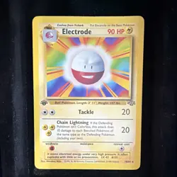 Pokemon Electrode 1st Edition Base Set Rare 90 HP 18/64 English Regular - Image 1