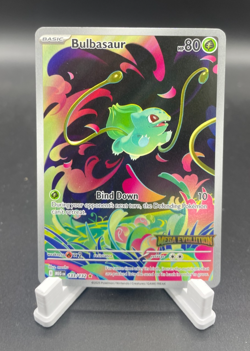 Pokemon Bulbasaur 133/132 IR Mega Evolution Stamped NM - Image 1
