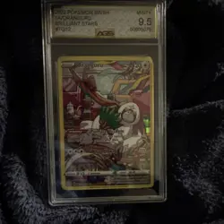 Pokemon Oranguru TG12 Brilliant Stars Trainer Gallery Full Art Holo AGS 9.5 - Image 1
