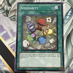 Yu-Gi-Oh TCG Solidarity SDLS-EN031 1st Edition Regular Common Card - Image 1