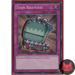 Yugioh Toon Briefcase DRL2-EN029 Super Rare 1st Edition NM - Image 1