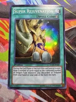 LCJW-EN287 Super Rejuvenation Super Rare 1st Edition Near Mint Yugioh Card - Image 2