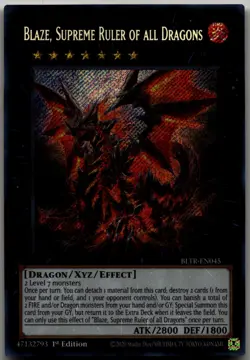 Blaze, Supreme Ruler of all Dragons Secret Rare Battles of Legend: Terminal Reve - Image 1