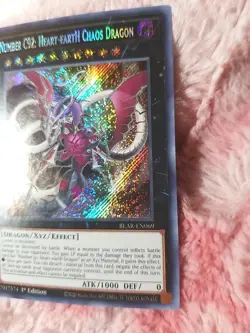 Yu-gi-oh Number C92: Heart-eartH Chaos Dragon BLAR-EN069 Secret Rare 1st Edition - Image 3