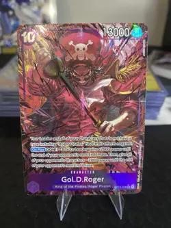 One Piece Gol.D.Roger OP13-064 SR Alt Art Carrying On His Will English - Image 1