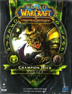 WOW WORLD OF WARCRAFT Champion Deck - Hogger MONSTER NEW SEALED ENG - Image 1