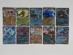 Pokemon EX Holo Card Lot 10 Cards Hoopa, Whimsicott, Black Kyurem - Image 1