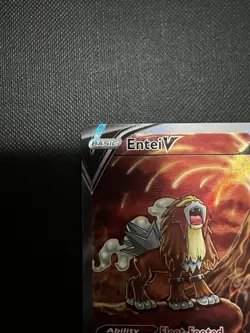 Pokemon Entei v Holo Ultra Rare TCG Card Crown Zenith Galarian Gallery GG36/GG70 - Image 4