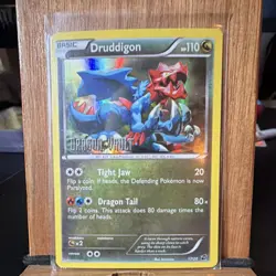 Pokemon Druddigon Promo Holo Dragon Vault 17/20 110 HP Card - Image 1
