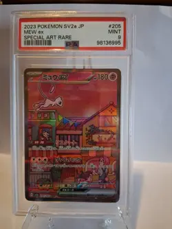 2023 Pokemon Japanese Mew ex Special Art Rare PSA 9! Beautiful Card!!! - Image 1