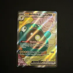 Pokemon TCG Iono's Bellibolt 172/159 - Journey Together Full Art Raw Card - Image 1