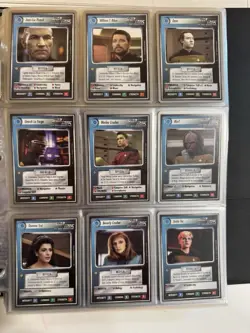 Star Trek CCG Collector’s Tin Decipher Silver Border Complete 363 Card Set 1995 - Image 3