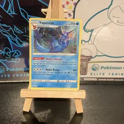 Vaporeon SWSH072 Black Star Promo Holo Rare Pokemon TCG Card Mint Condition - Image 3