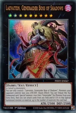 PHHY-EN047 LAEVATEIN, GENERAIDER BOSS OF SHADOWS ULTRA RARE 1ST ED YuGiOh CARD - Image 1