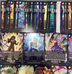 Dragon Ball Z Super Card Game Fusion World FB09 Bulk Card Lot (59) Rare, SR, UC! - Image 2