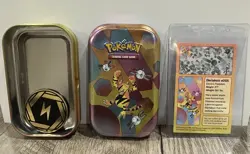 Pokemon TCG 151 Scarlet & Violet Electabuzz Mini Tin EMPTY- Tin, Coin & Art Card - Image 1