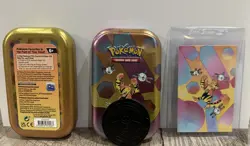 Pokemon TCG 151 Scarlet & Violet Electabuzz Mini Tin EMPTY- Tin, Coin & Art Card - Image 2