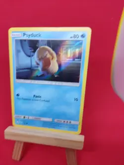 7/18 Psyduck Detective Pikachu Holo Rare Sun & Moon SM Pokemon TCG Card 2019 - Image 2