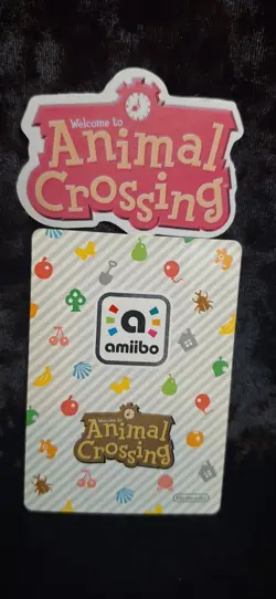 Animal Crossing Nintendo Amiibo Card Sable #004 Holo Card Stock - Image 2
