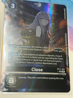 Digimon Card Game Close (Alternate Art) Rare Dawn of Liberator EX11-065 - Image 1