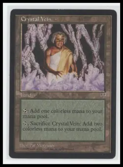 Crystal Vein – Mirage | MTG Land | Vintage Magic Card - Image 1