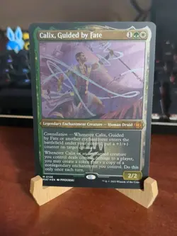 MTG: Calix, Guided by Fate ETCHED FOIL, NM March of the Machine: The Aftermath!! - Image 1