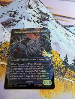 Omega, Heartless Evolution Extended Art Foil Mtg Final Fantasy U 0347 - Image 1