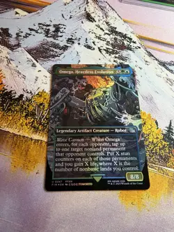 Omega, Heartless Evolution Extended Art Foil Mtg Final Fantasy U 0347 - Image 3