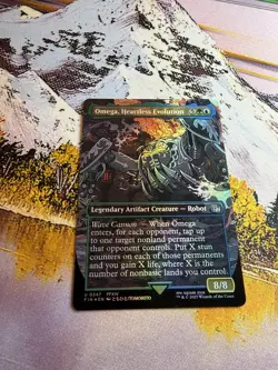 Omega, Heartless Evolution Extended Art Foil Mtg Final Fantasy U 0347 - Image 5