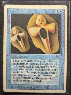 Rare Copy Artifact Revised Magic: The Gathering LP Good Condition MTG - Image 1