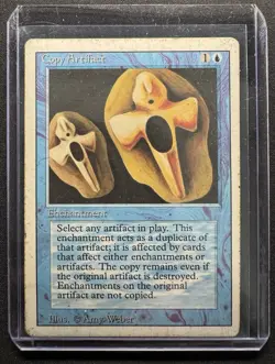 Rare Copy Artifact Revised Magic: The Gathering LP Good Condition MTG - Image 3