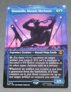 MTG Donatello, Mutant Mechanic - Borderless - Ninja Turtles #216 Mythic Magic - Image 1