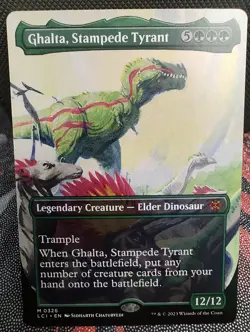 Ghalta, Stampede Tyrant (Borderless) The Lost Caverns of Ixalan Regular - Image 1