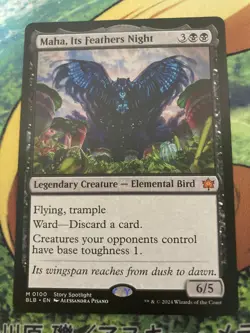 MTG Maha, Its Feathers Night - Bloomburrow Mythic NM - Image 1