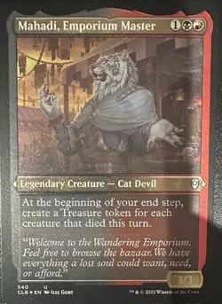 Mahadi, Emporium Master (Foil Etched) Commander Legends: Battle for Baldur's... - Image 1