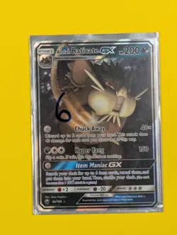 Alolan Raticate GX - 85/168 - Ultra Rare Celestial Storm - Pokemon Card - NM - Image 3